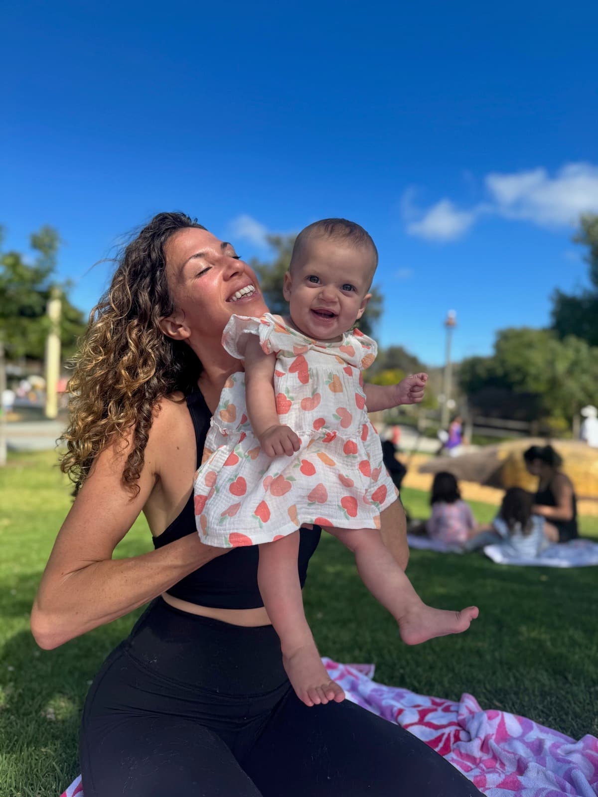 Amy Cheri with her daughter